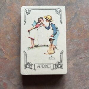 Norman Rockwell playing cards
